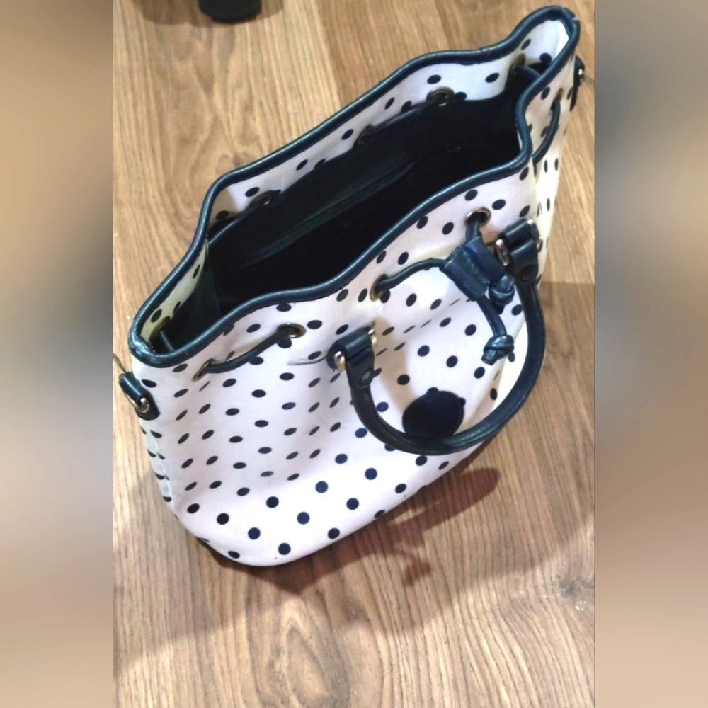 Liz Claiborne polka dot bag